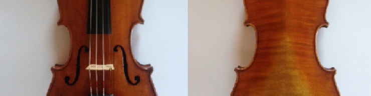 With E Ebony inlay Teller Germany 0142V of Bosnian Maple A Product of Germany VWWS 2 4/4 Violin Bridge 